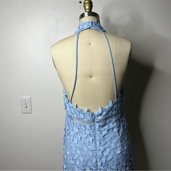 Bardot GEMMA HALTER DRESS IN DUSTY BLUE - Picture 8 of 9